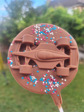 Load image into Gallery viewer, Racing Race Milk chocolate lolly