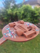 Load image into Gallery viewer, Racing Race Milk chocolate lolly