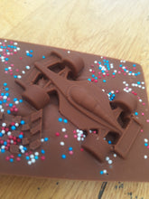 Load image into Gallery viewer, Racing car milk Chocolate bar
