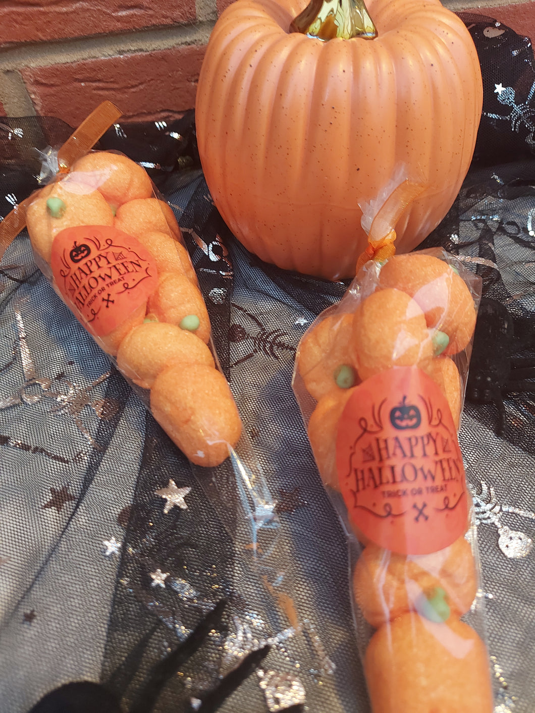 Halloween - Marshmallow pumpkin cone