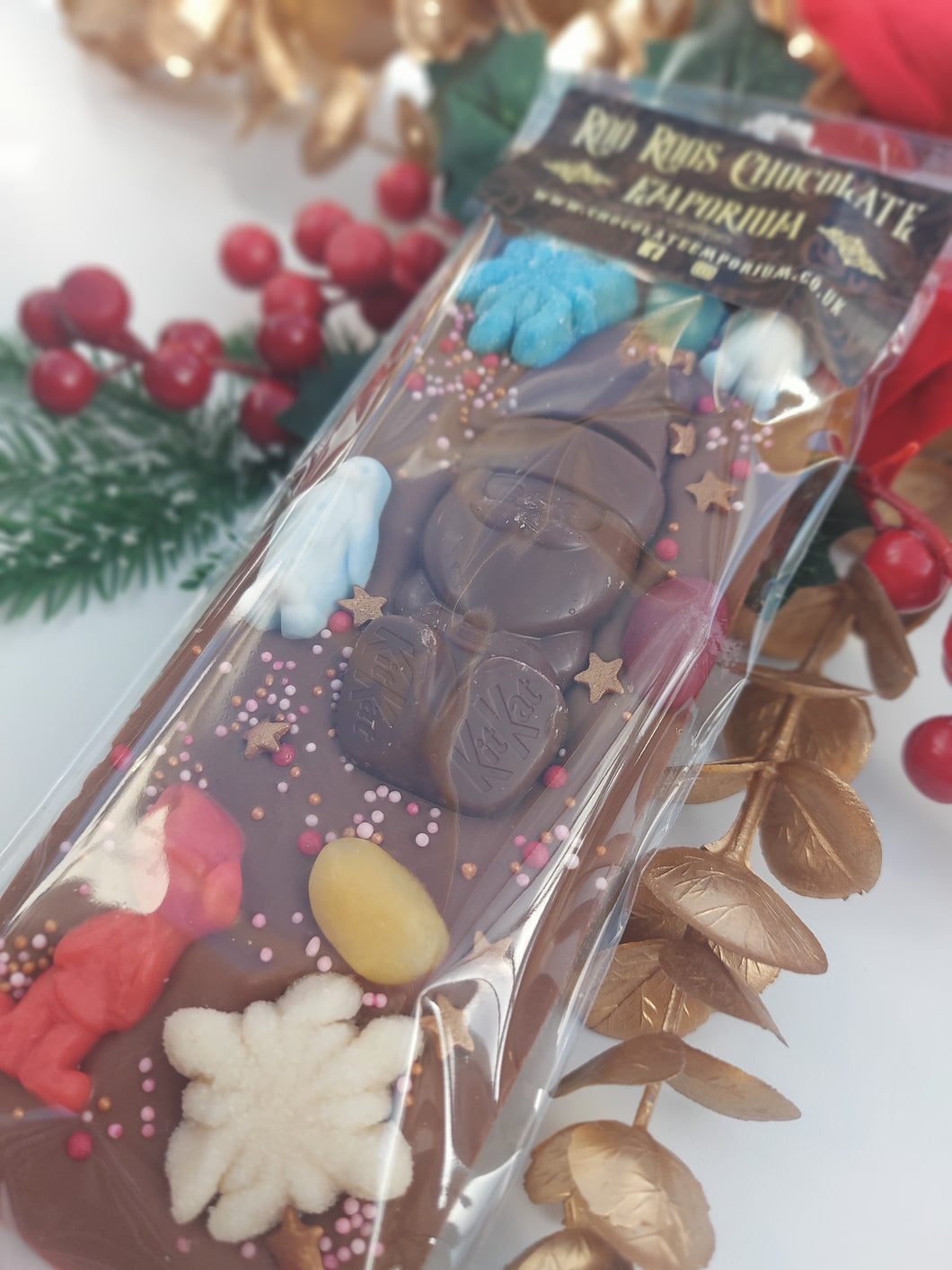 Christmas Kit Kat Santa bar