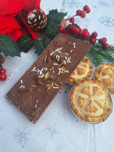 Load image into Gallery viewer, Christmas - Mince pie filled Chocolate bar
