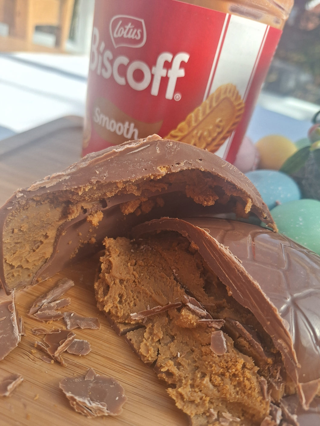 EASTER - Lotus Biscoff half shell egg
