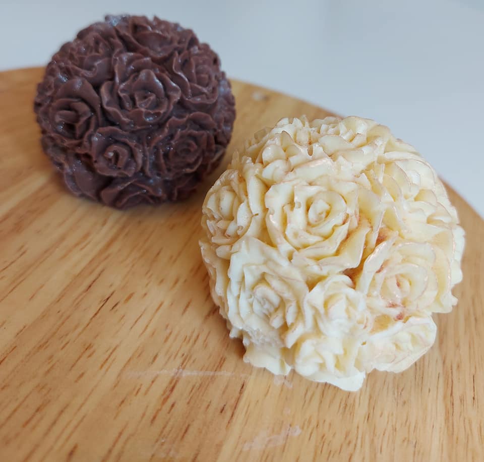 Chocolate Flower - Solid