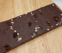 Load image into Gallery viewer, fruit and nut chocolate bar vegan vegetarian 
