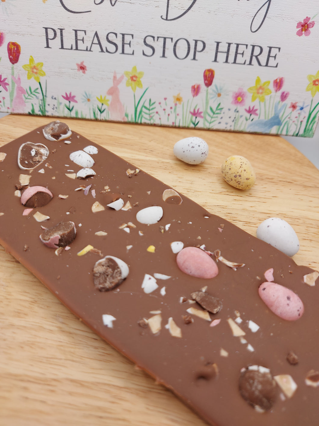 easter egg mini chocolate bar 