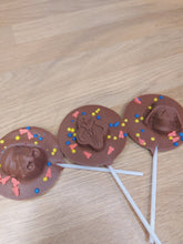 Load image into Gallery viewer, Sci-fi Milk chocolate lolly
