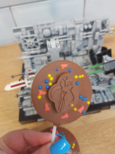 Load image into Gallery viewer, Sci-fi Milk chocolate lolly
